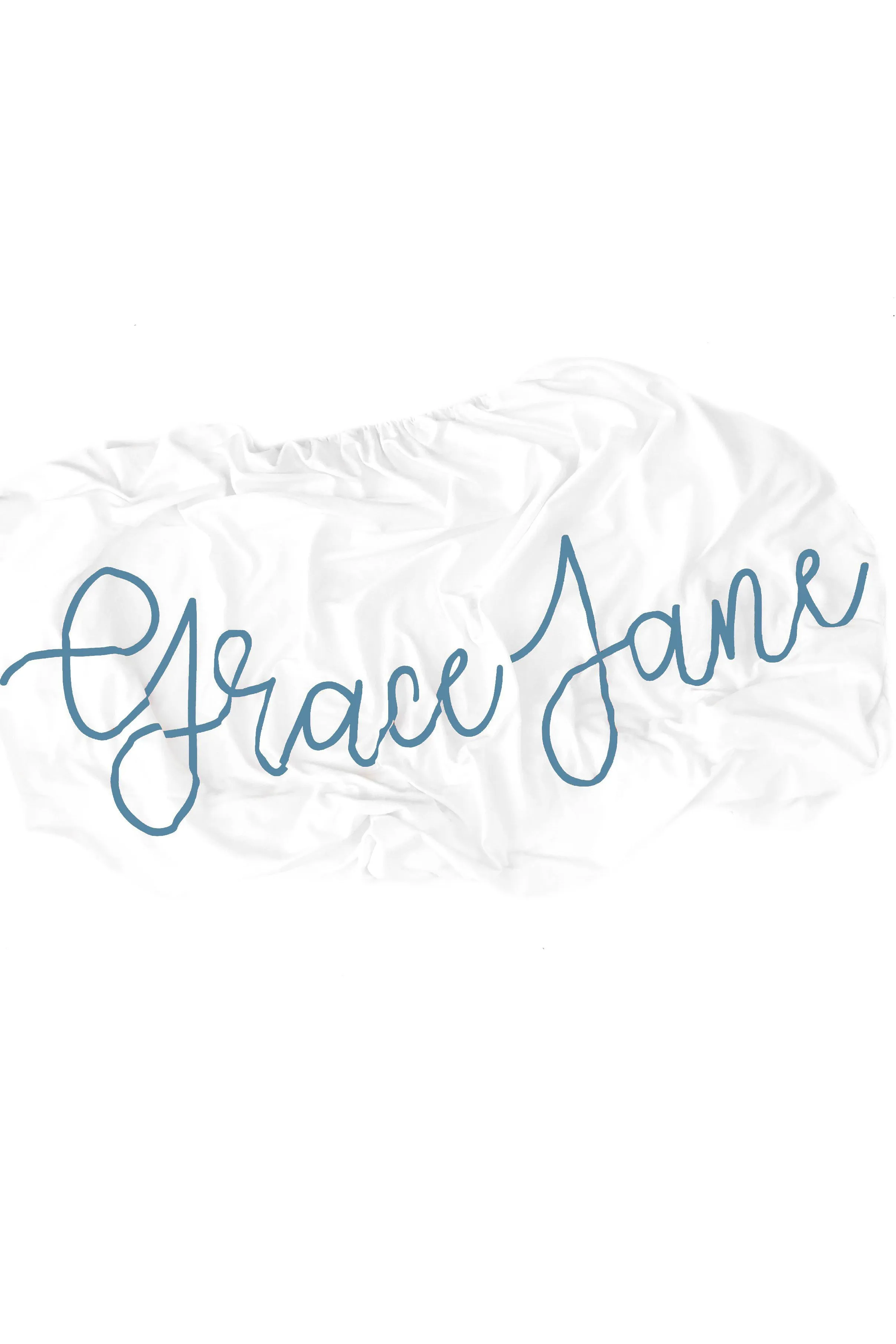 Organic Personalized Crib Sheet, Cursive