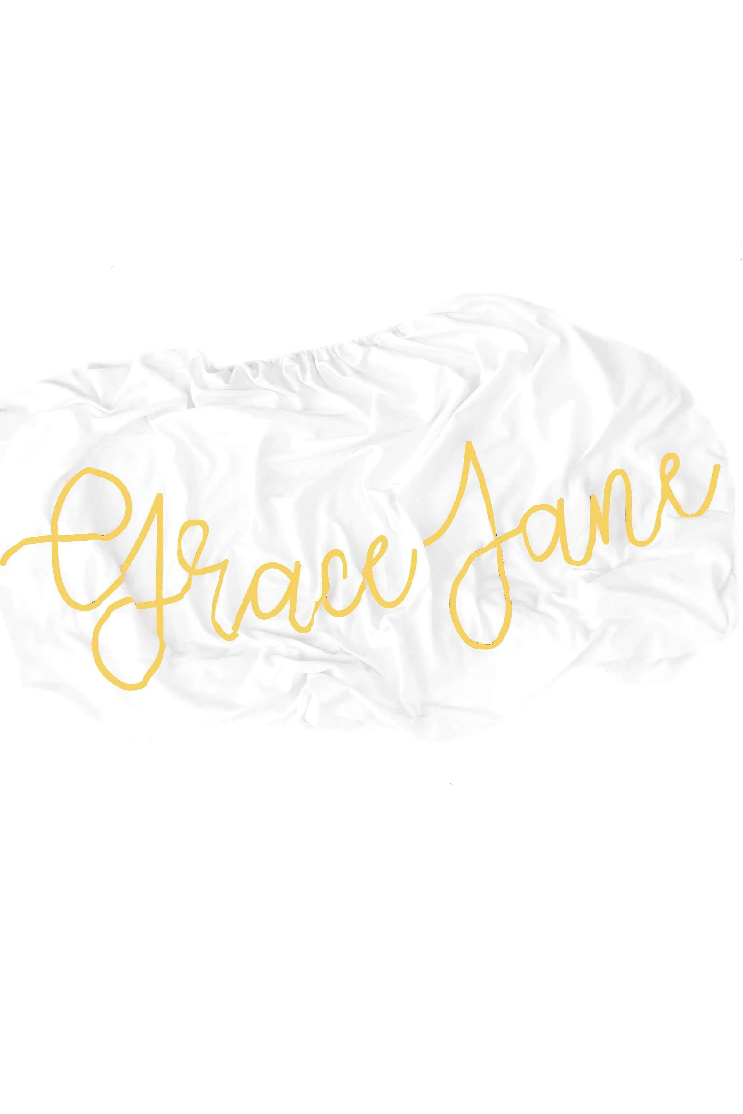 Organic Personalized Crib Sheet, Cursive