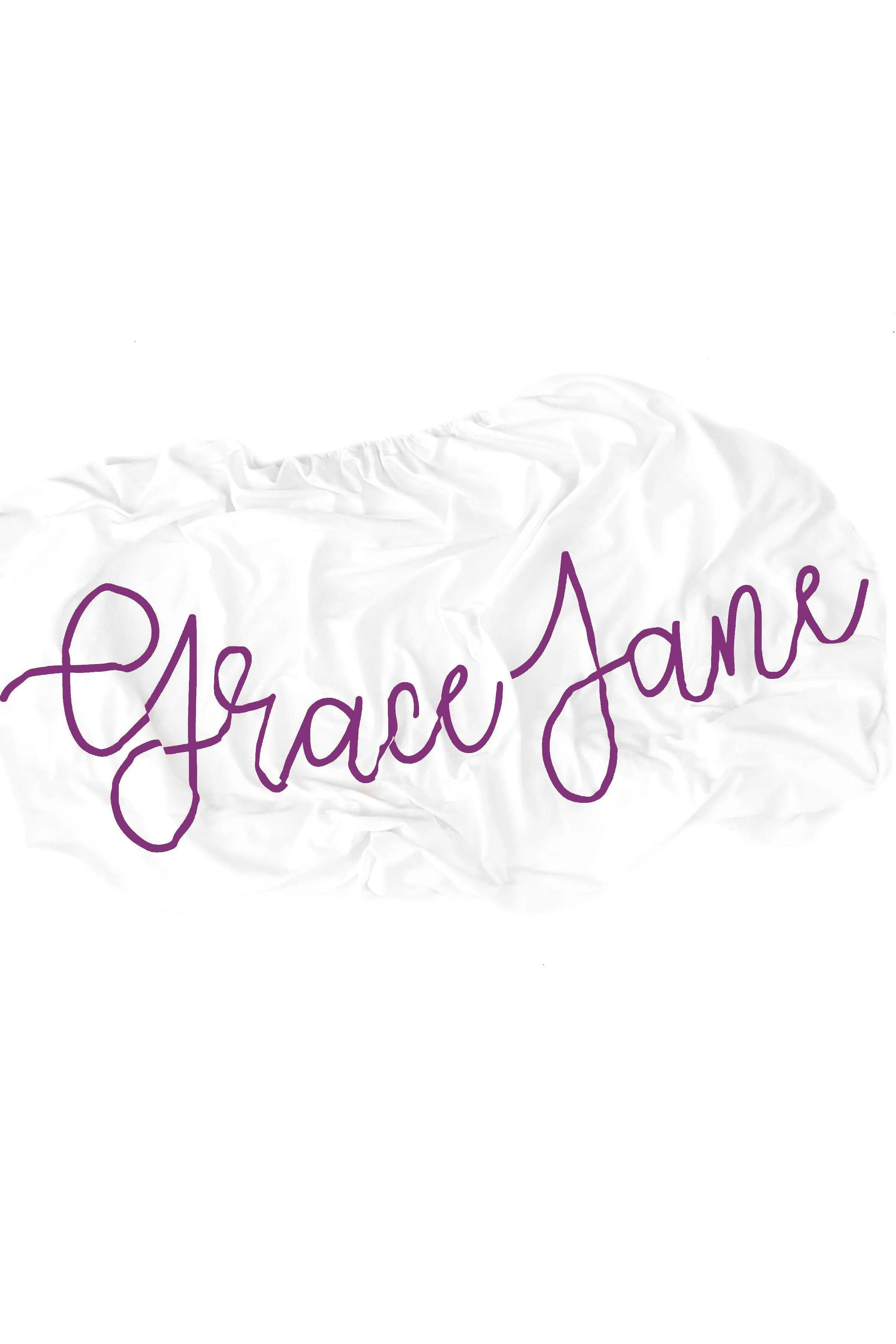 Organic Personalized Crib Sheet, Cursive