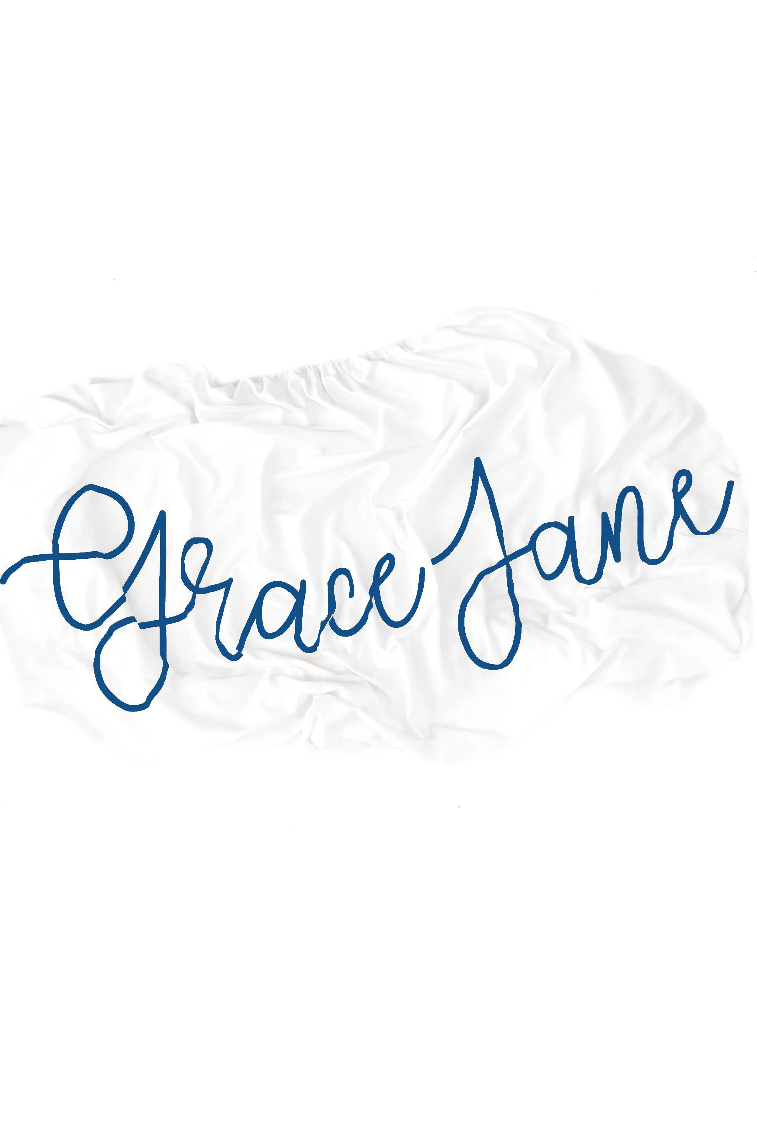 Organic Personalized Crib Sheet, Cursive