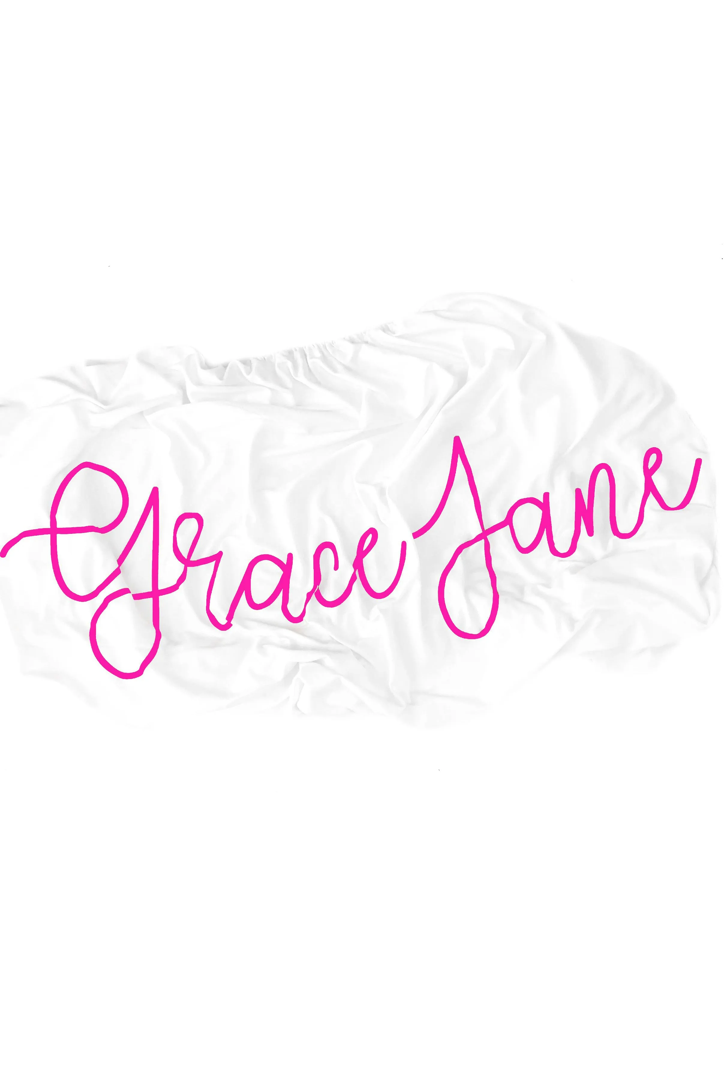 Organic Personalized Crib Sheet, Cursive