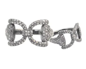Pave Tied Bit Ring