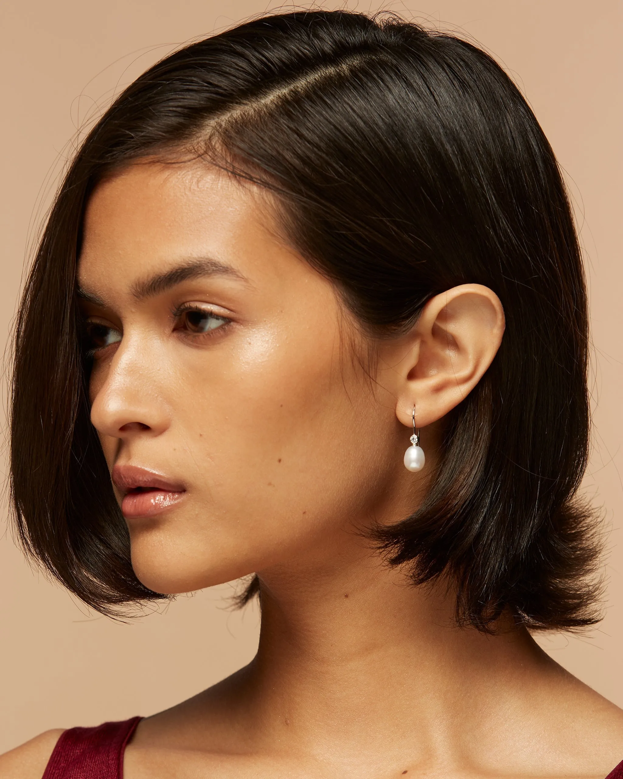 Pearl Drop Earrings - Karin