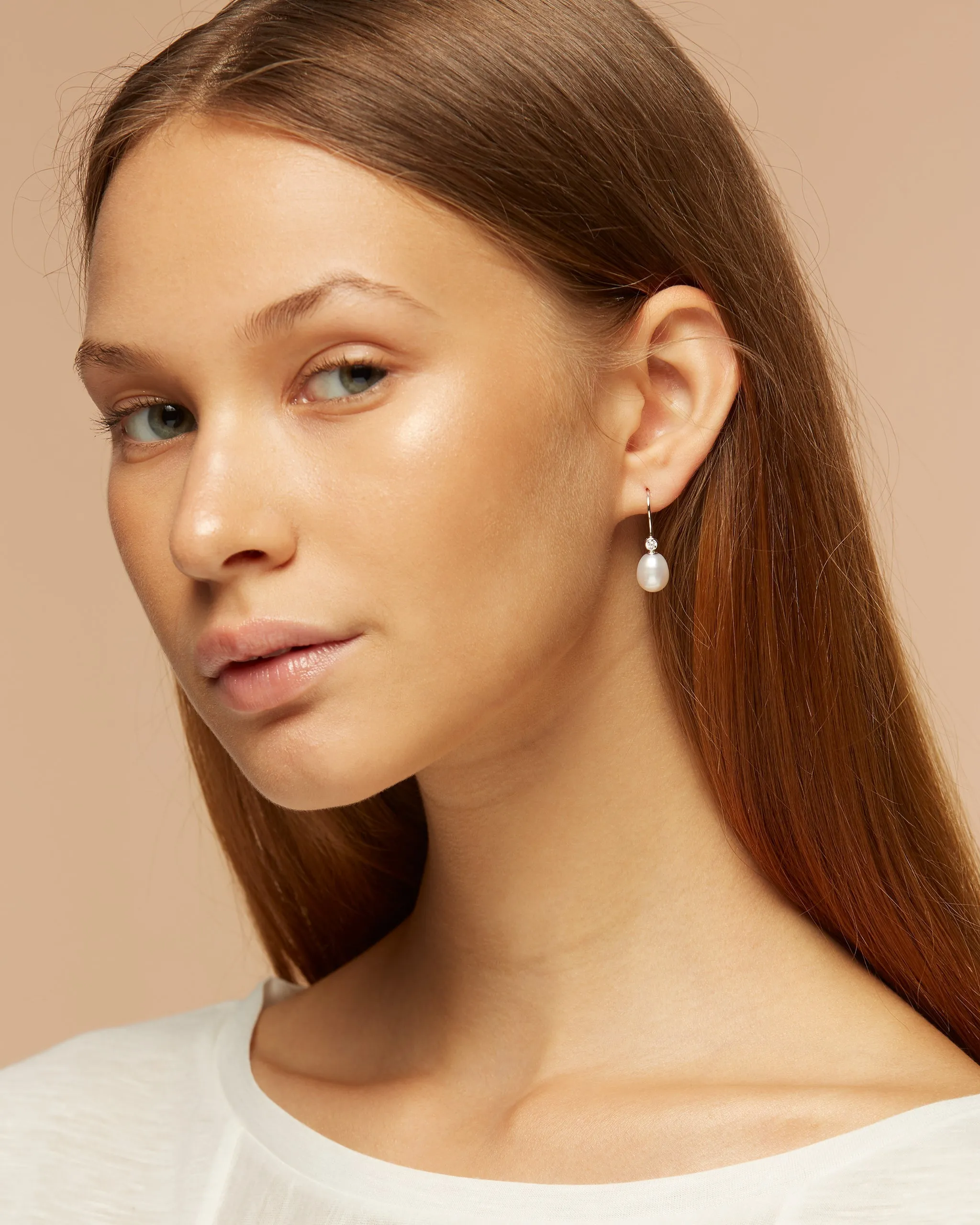 Pearl Drop Earrings - Karin