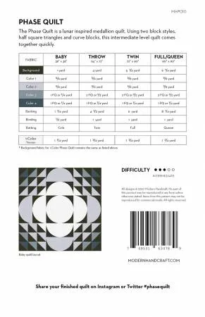 Phase Quilt Pattern