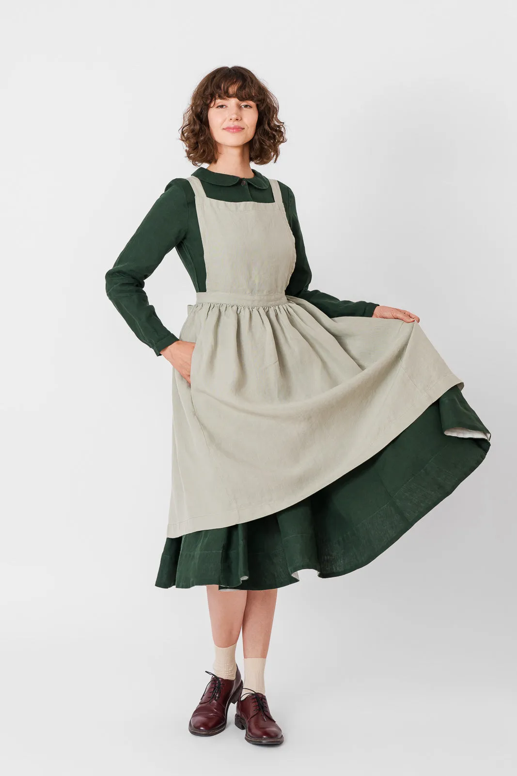 Pinafore Apron, Gentle Lilac