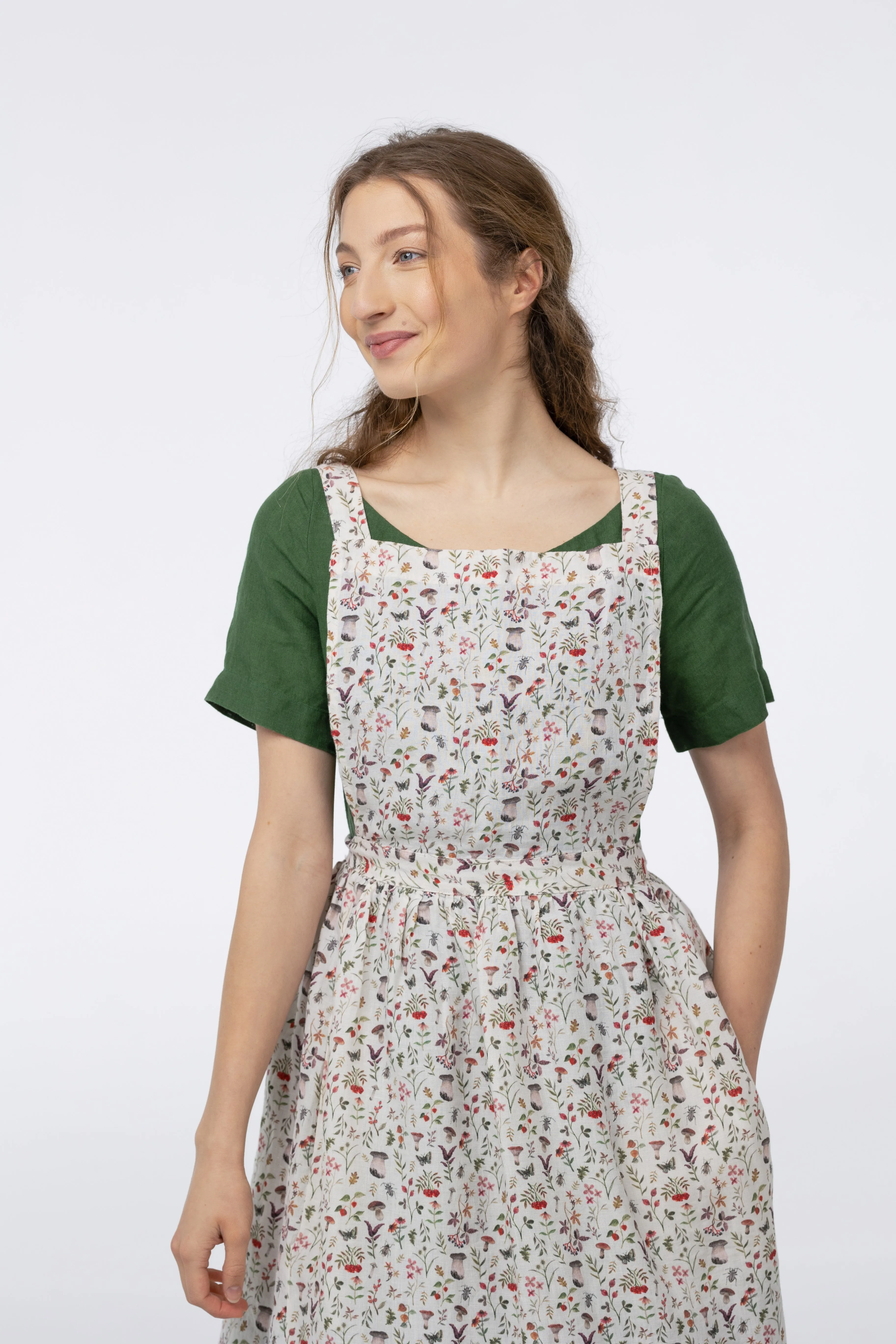 Pinafore Apron, Gentle Lilac