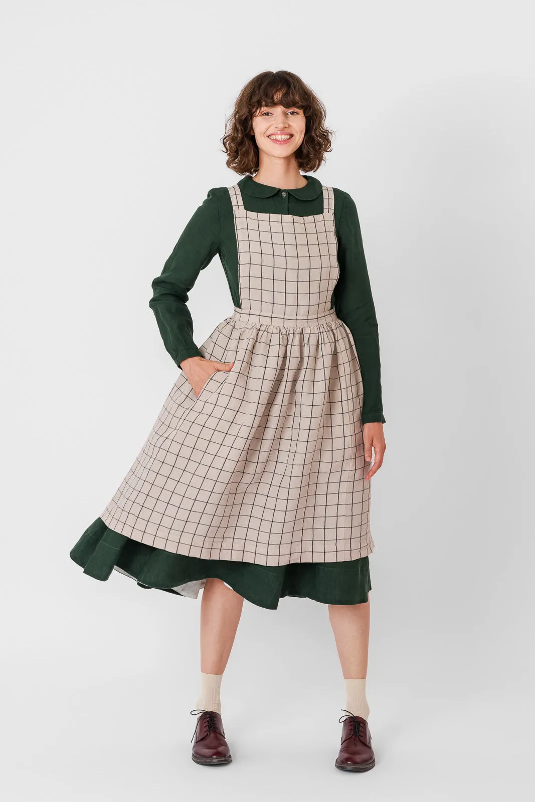 Pinafore Apron, Gentle Lilac
