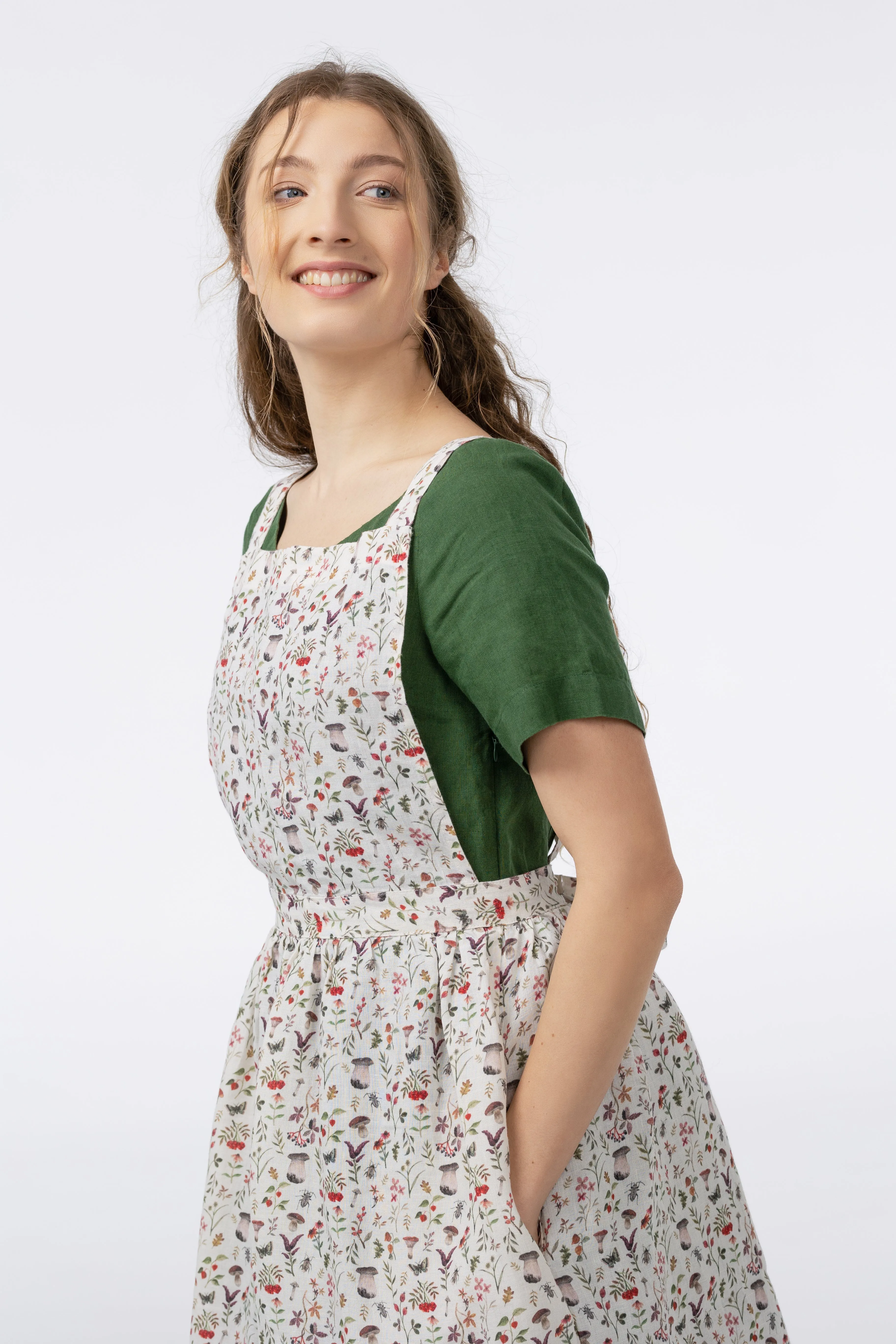 Pinafore Apron, Gentle Lilac