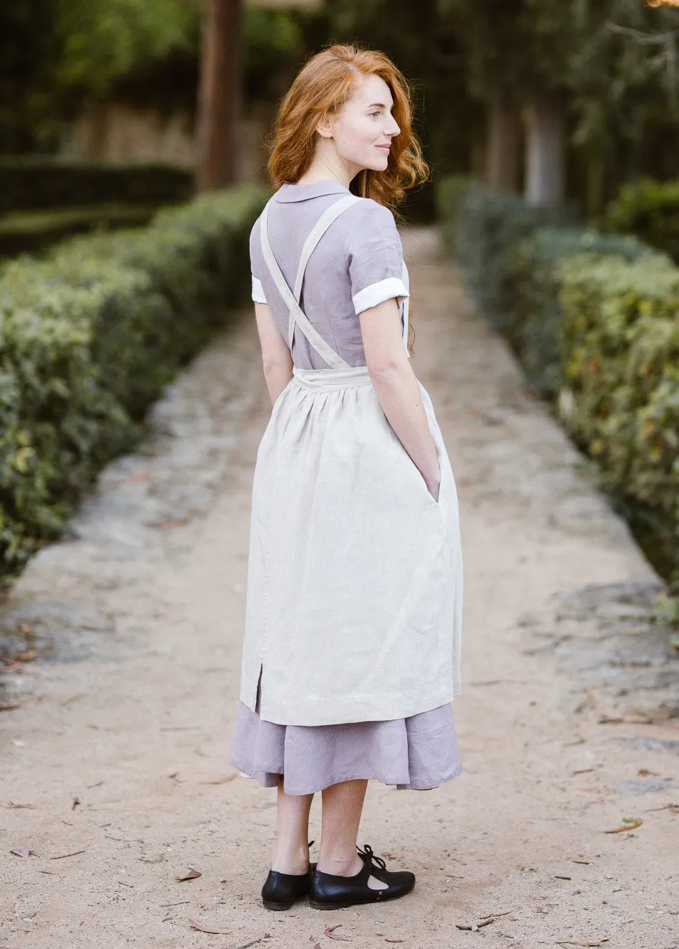 Pinafore Apron, Gentle Lilac