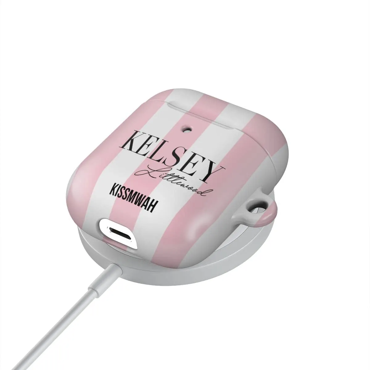 Pink La Mode Airpods Case