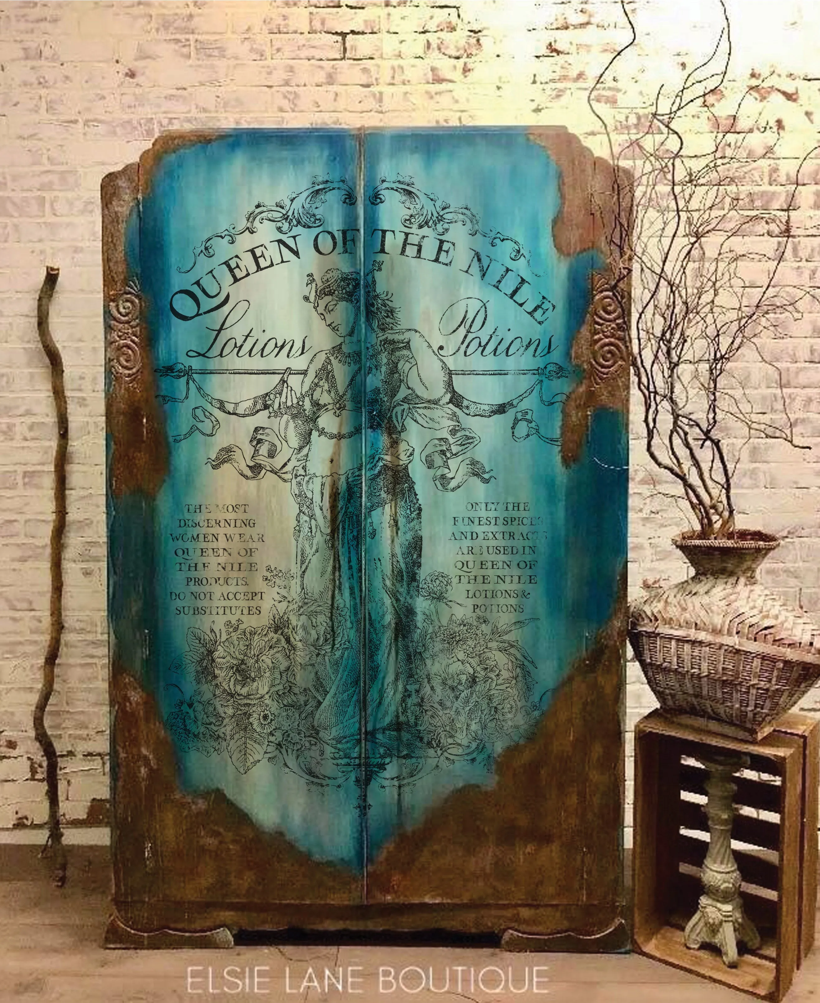 Queen Of The Nile IOD Paint Inlay