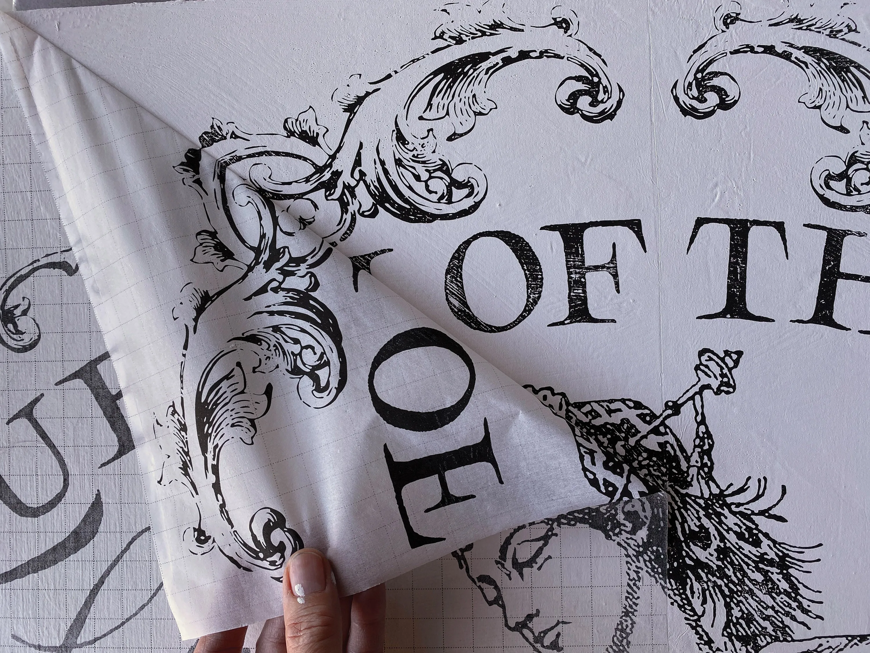 Queen Of The Nile IOD Paint Inlay