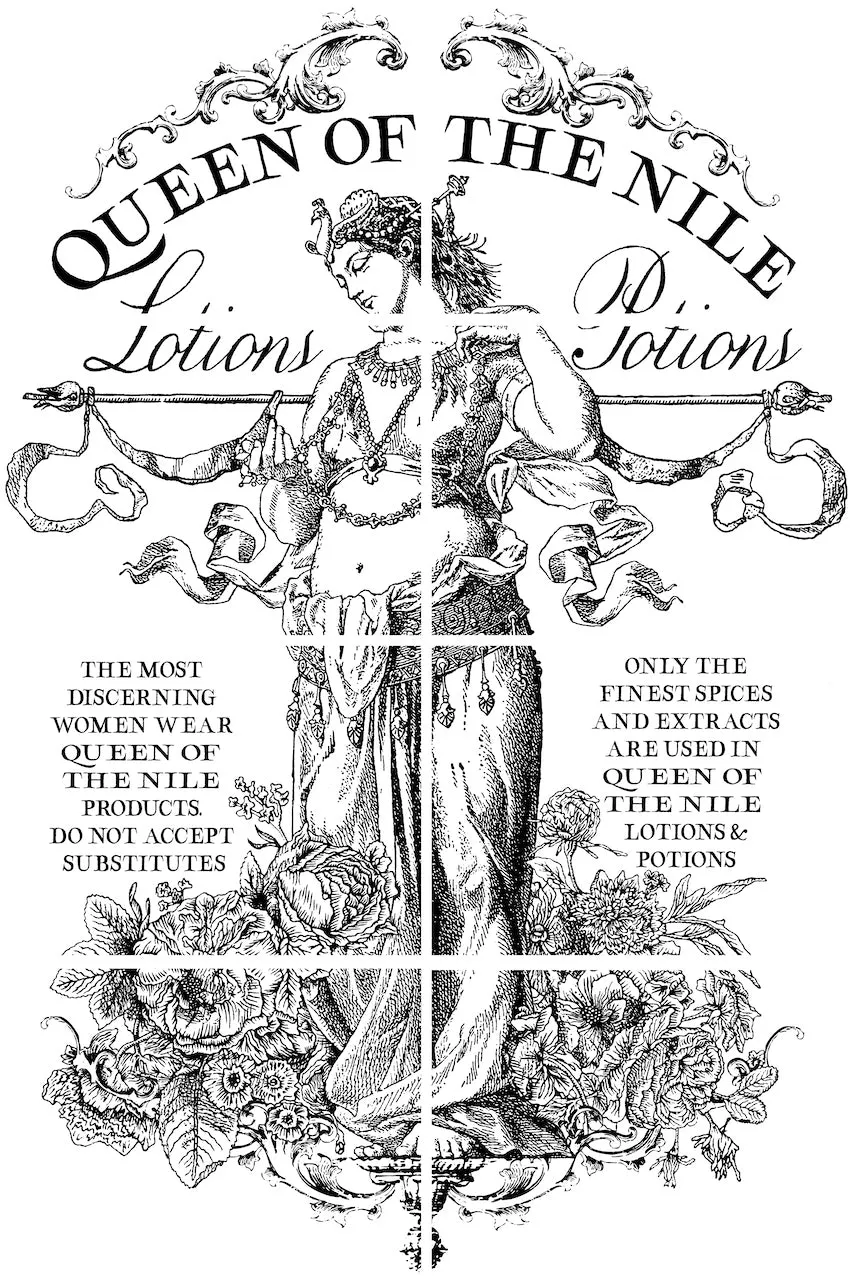 Queen Of The Nile IOD Paint Inlay