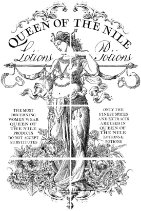 Queen Of The Nile IOD Paint Inlay