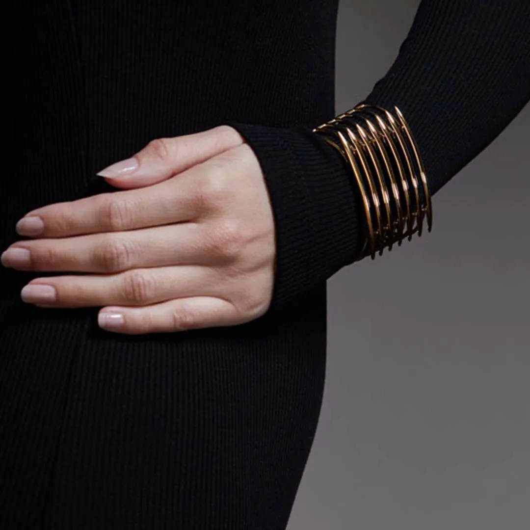 Quill Cuff - Yellow Gold Vermeil