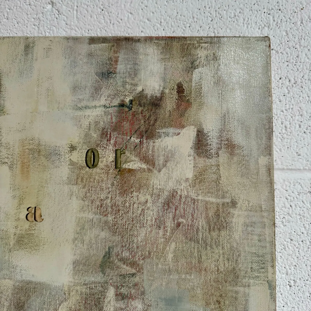 "around" Painting Signed on Back 2003