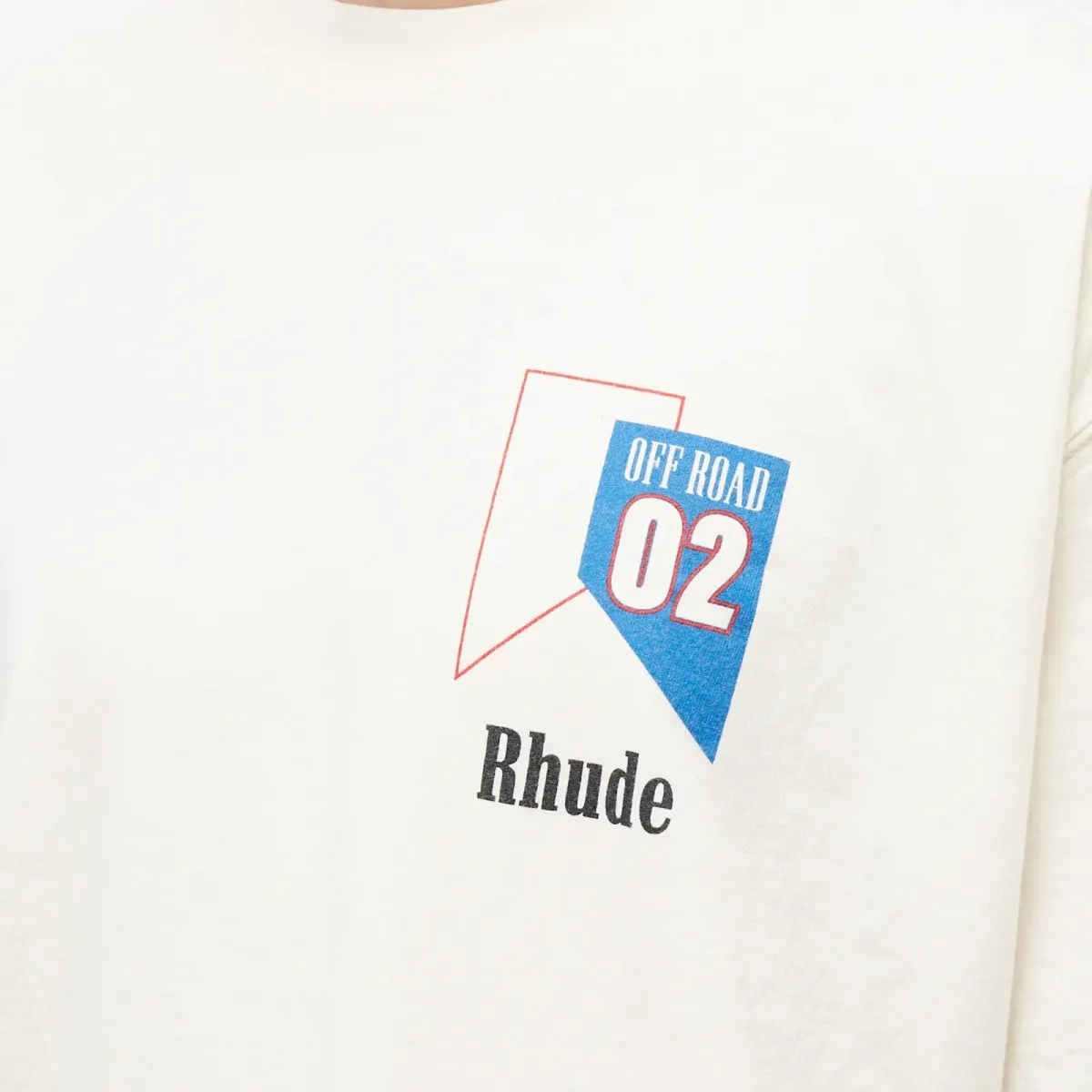 Rhude 02 T-shirt Vintage White