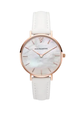 Rose Gold Seashell White