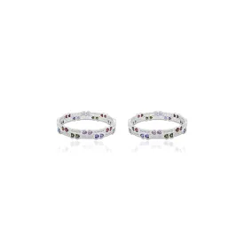 Show Your Love with Silver Bangles Featuring Charming Heart Designs