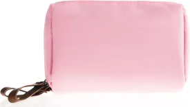 Small Makeup Bag, Portable Waterproof Cosmetic Bag Travel Makeup Pouch for Women (Pink, Square)