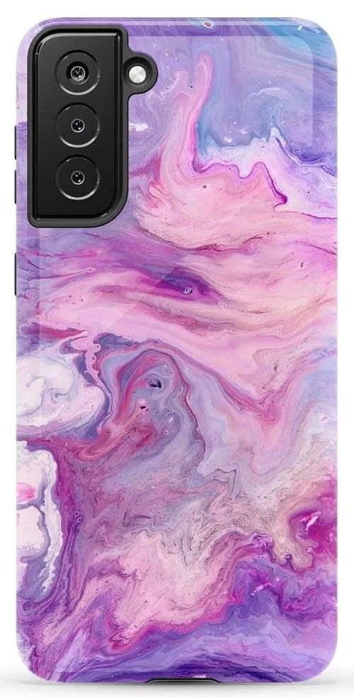 Tie Dying Over You | Purple Marble Samsung Case