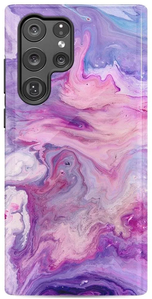 Tie Dying Over You | Purple Marble Samsung Case