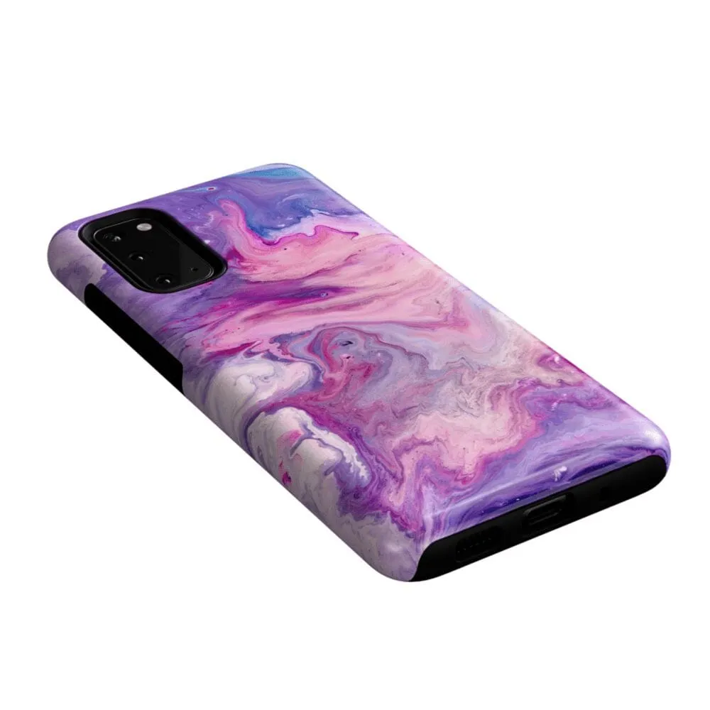 Tie Dying Over You | Purple Marble Samsung Case