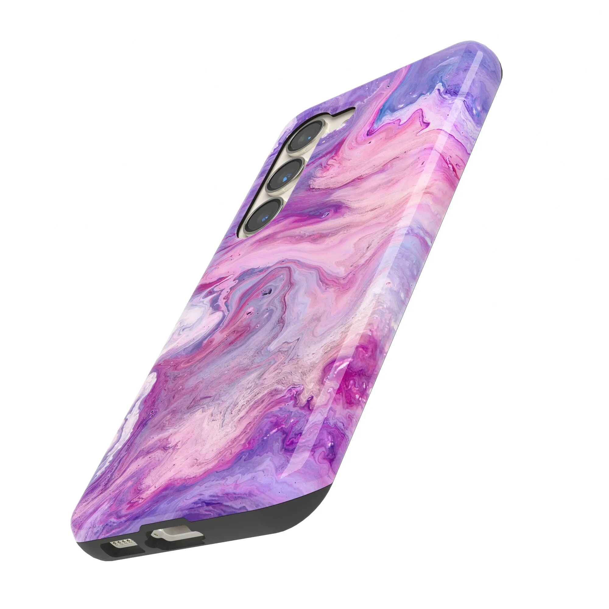 Tie Dying Over You | Purple Marble Samsung Case