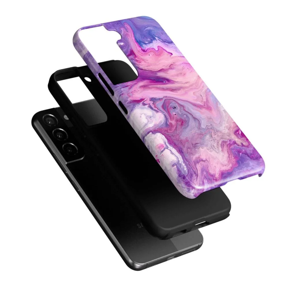 Tie Dying Over You | Purple Marble Samsung Case
