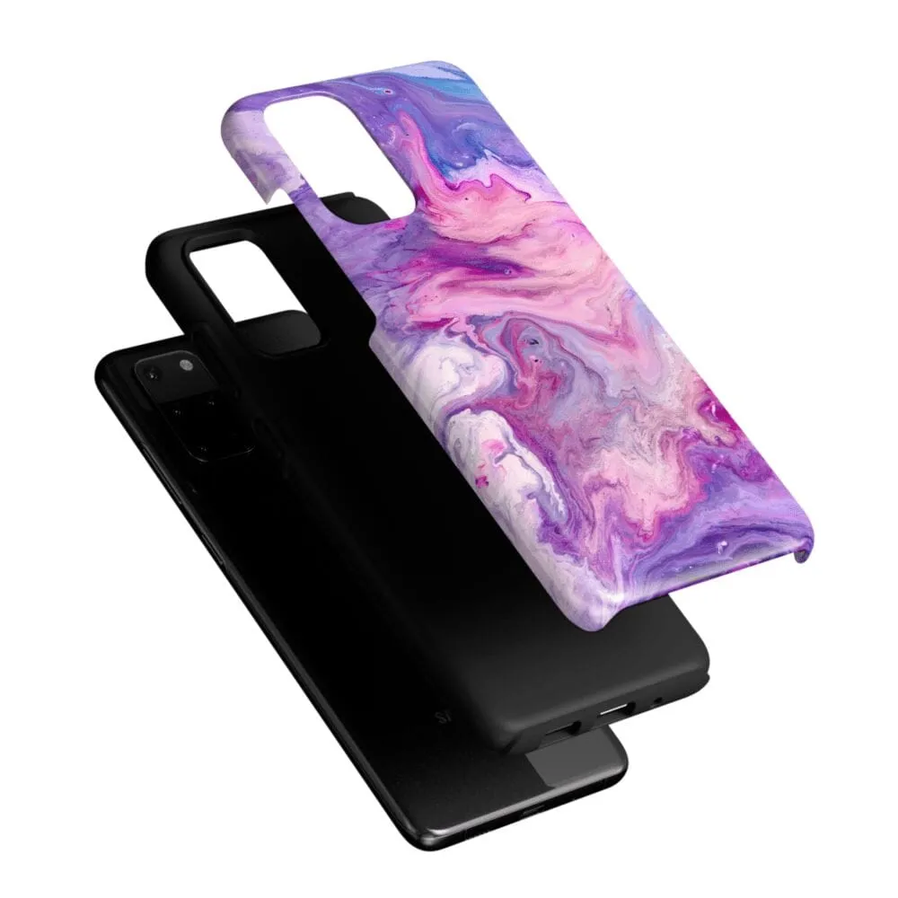 Tie Dying Over You | Purple Marble Samsung Case
