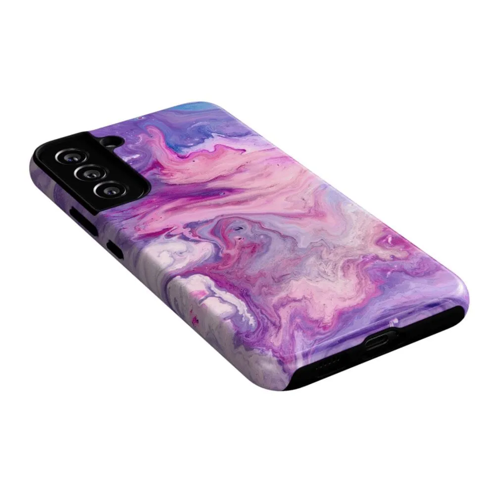 Tie Dying Over You | Purple Marble Samsung Case