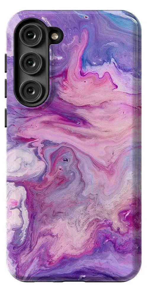 Tie Dying Over You | Purple Marble Samsung Case