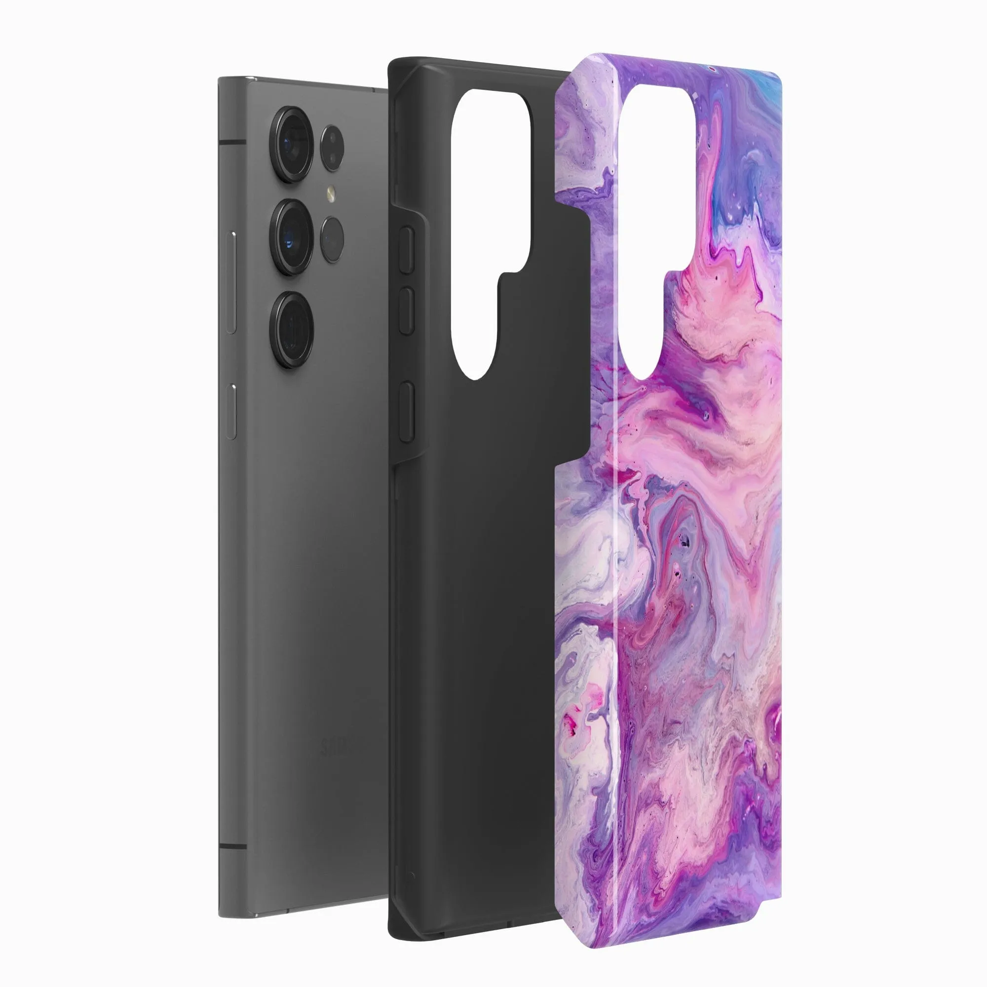 Tie Dying Over You | Purple Marble Samsung Case