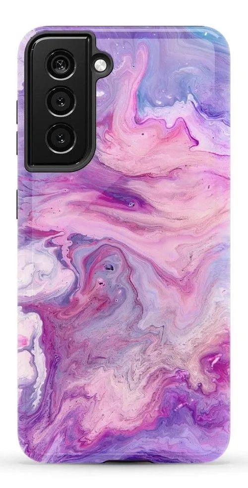 Tie Dying Over You | Purple Marble Samsung Case
