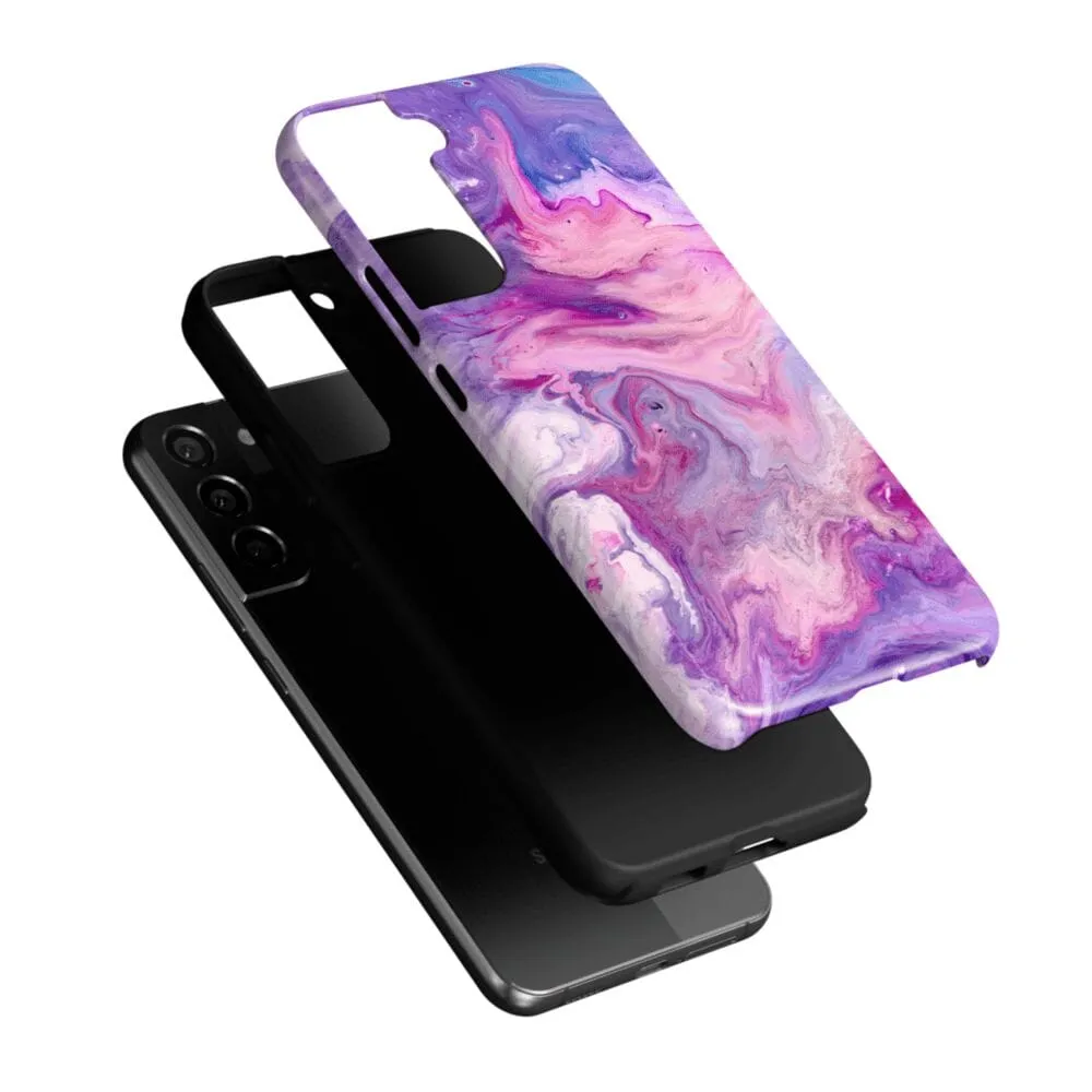 Tie Dying Over You | Purple Marble Samsung Case