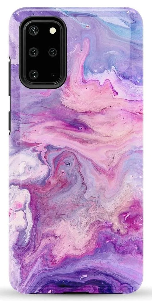 Tie Dying Over You | Purple Marble Samsung Case