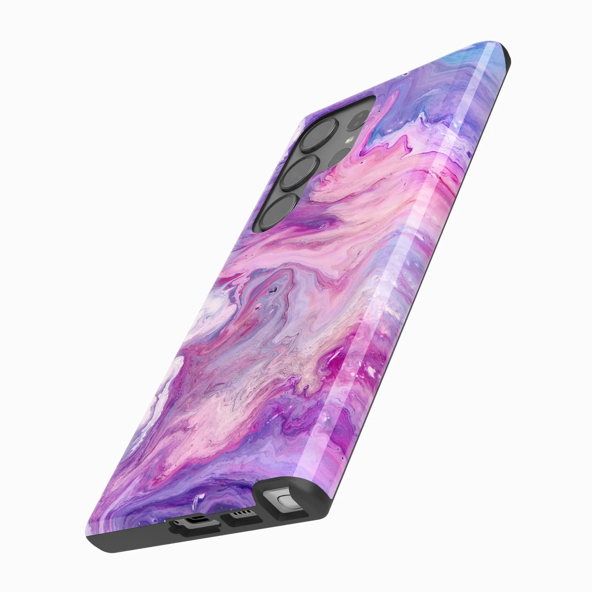 Tie Dying Over You | Purple Marble Samsung Case