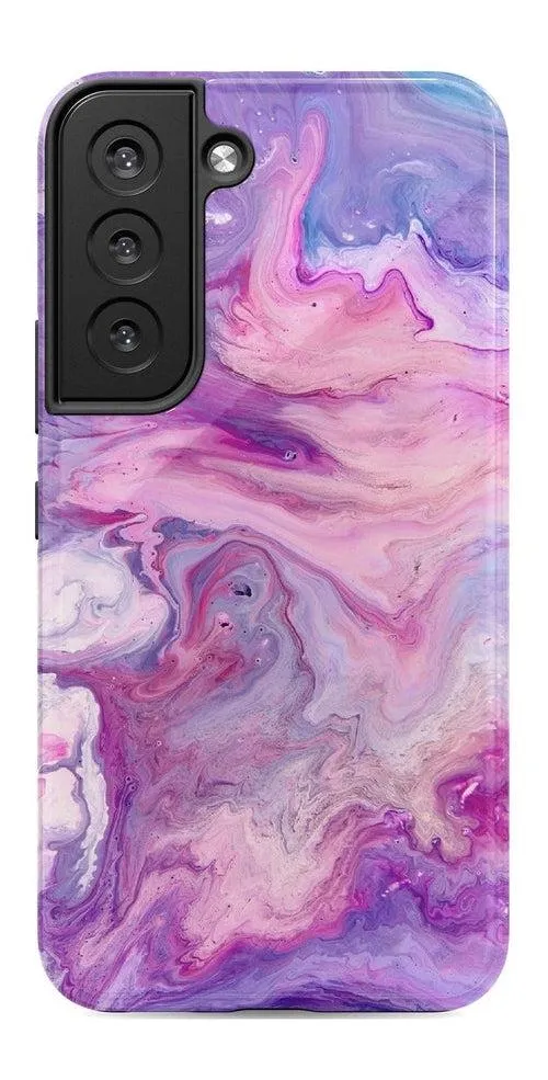 Tie Dying Over You | Purple Marble Samsung Case