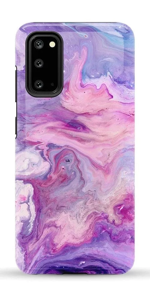 Tie Dying Over You | Purple Marble Samsung Case