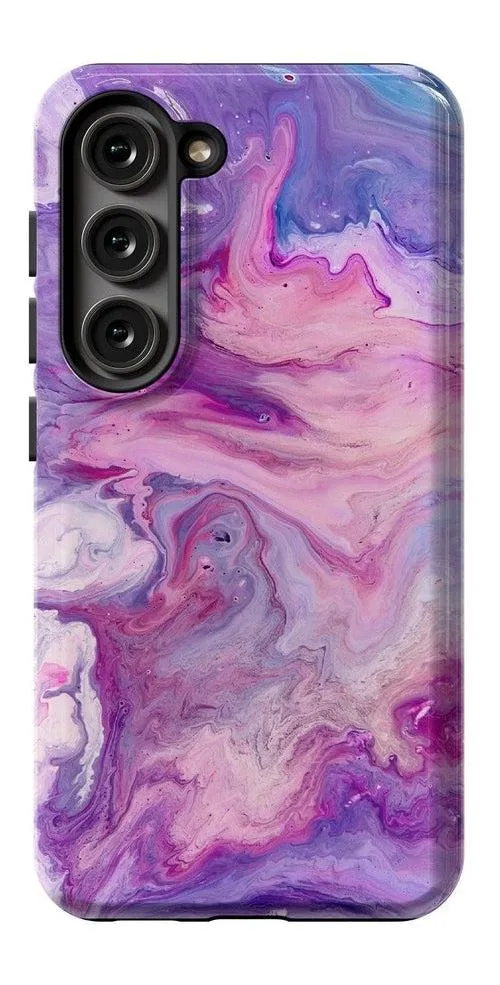 Tie Dying Over You | Purple Marble Samsung Case