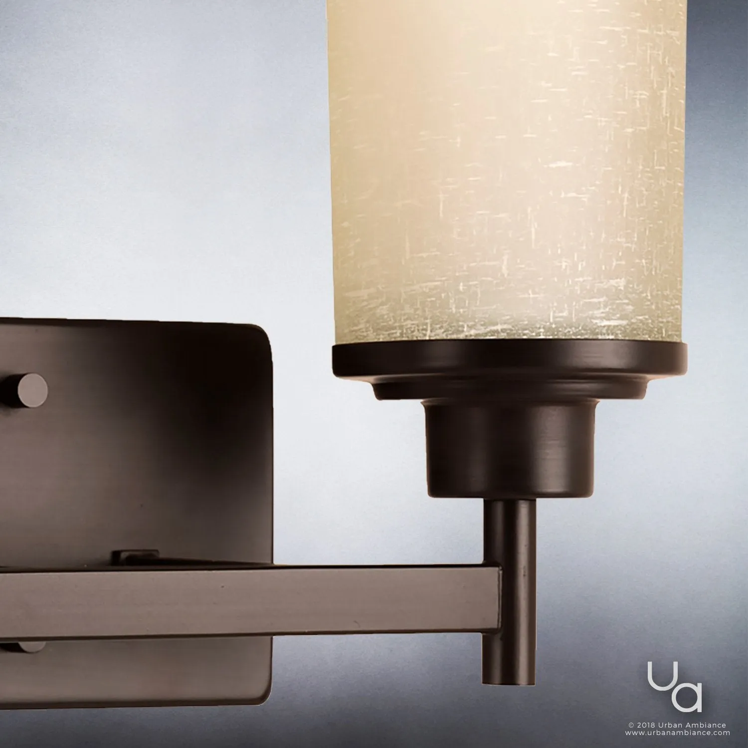 UHP2011 Contemporary Bathroom Vanity Light, 9.5"H x 13"W, Olde Bronze Finish, Cupertino Collection