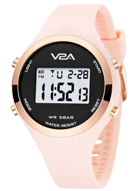 V2A Analog Digital Waterproof Fashion Sports Watch with Backlight Alarm Stopwatch for Women and Girls